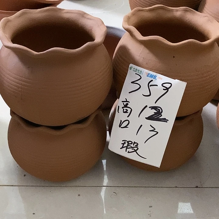 粗陶红陶绿植花盆359