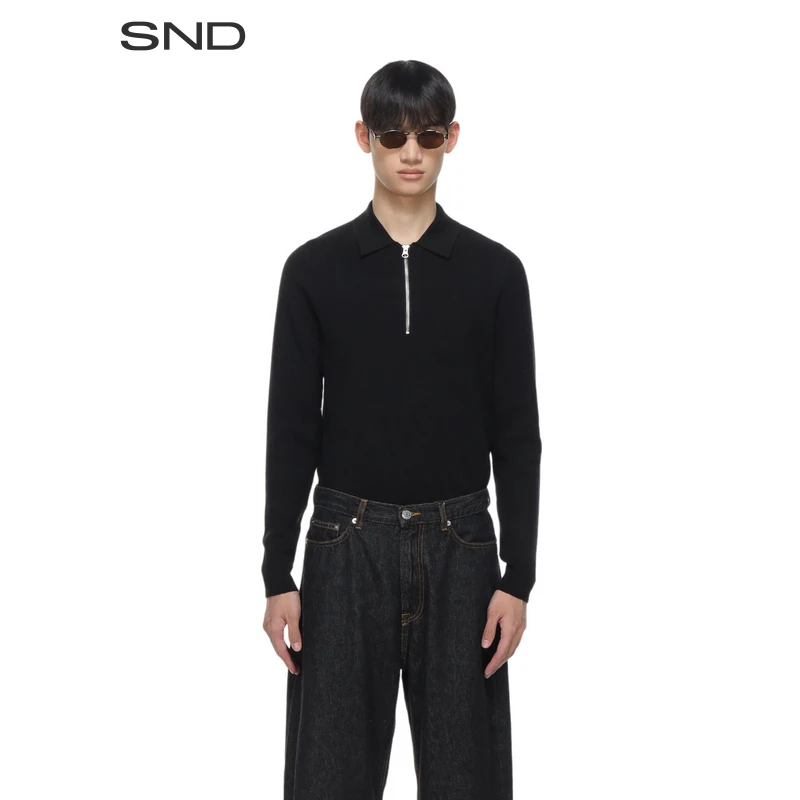 【SAMSOE SAMSOE 设计师品牌】SND PF25 半拉链套头衫