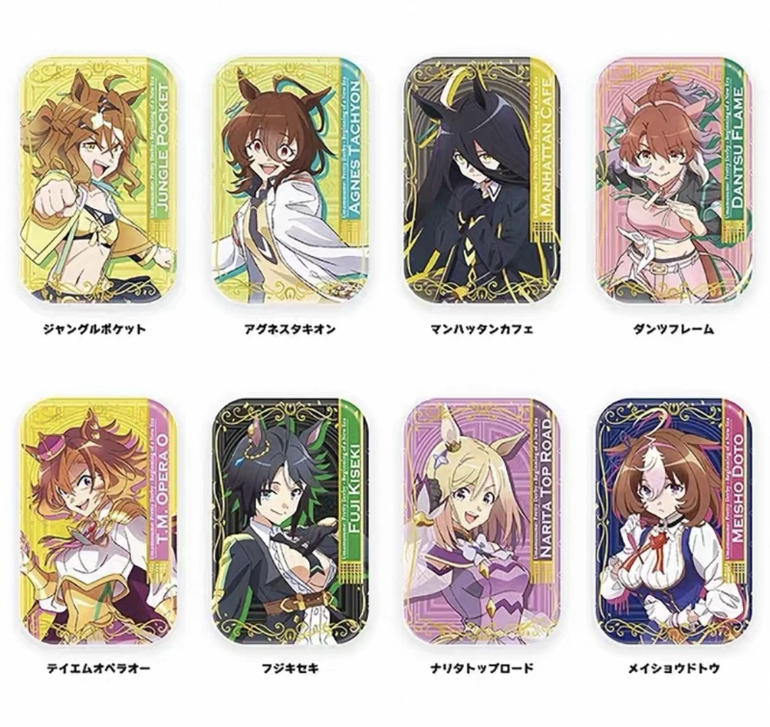 Ensky 赛马娘 新时代之门 烫金圆角方吧唧徽章