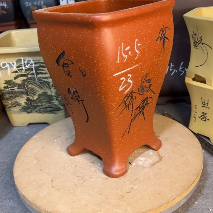 紫砂花盆紫砂花盆