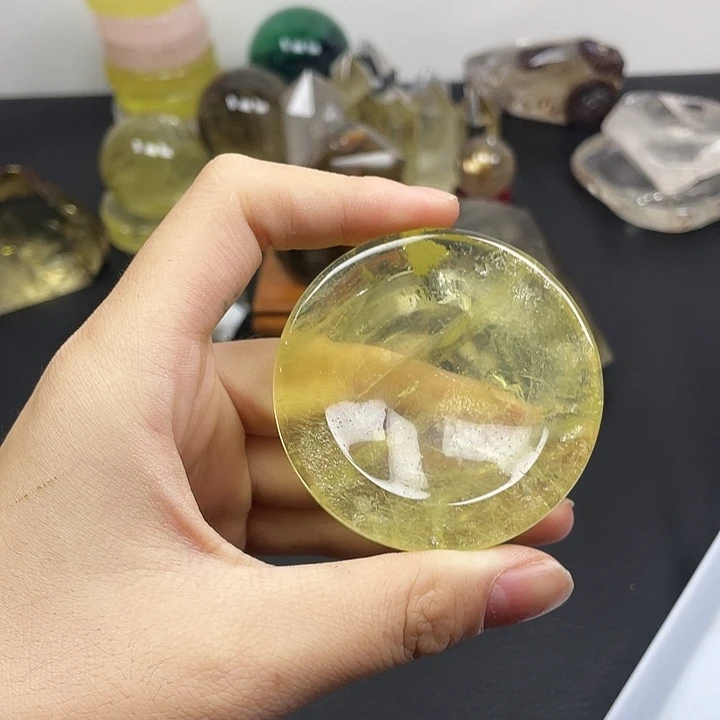珠宝半成品水晶未镶嵌44水晶石
