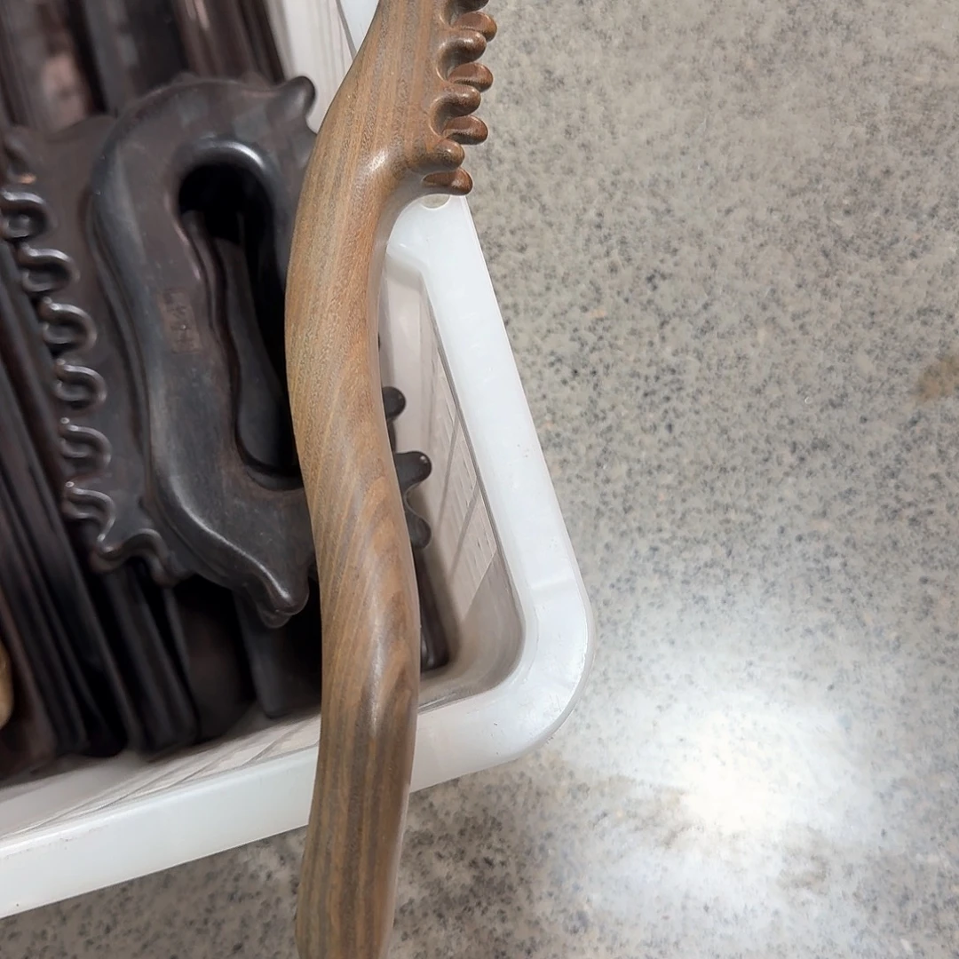 绿檀木小号耙子瑕疵