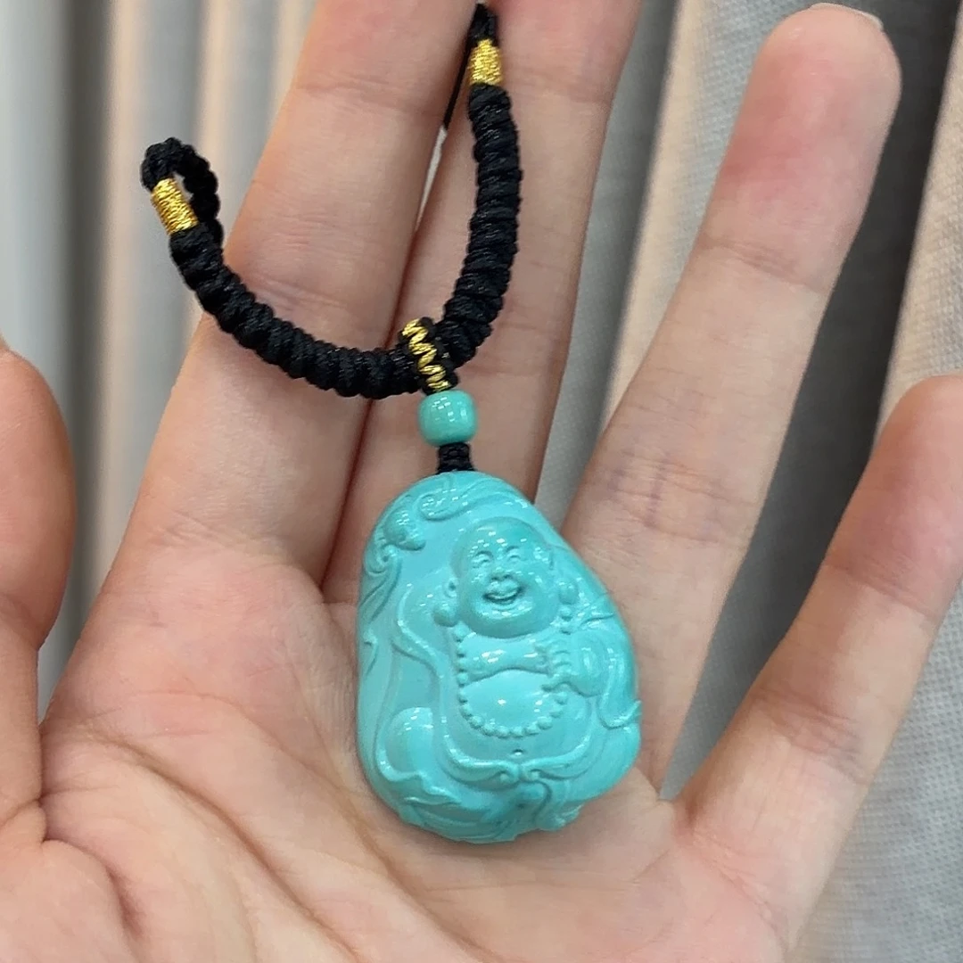 绿松石未镶嵌颈饰