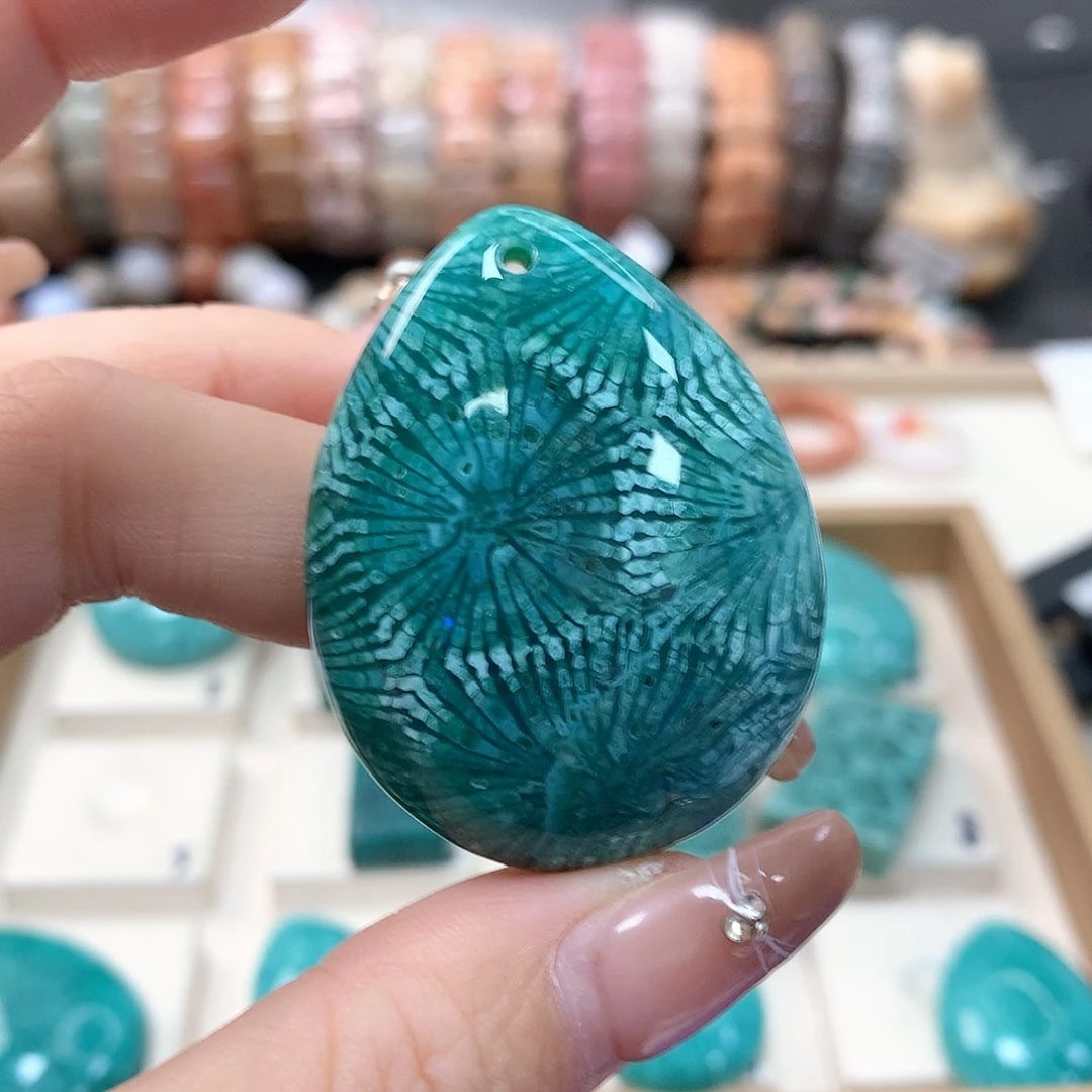 硅化珊瑚（珊瑚玉）手链未镶嵌幸*福013