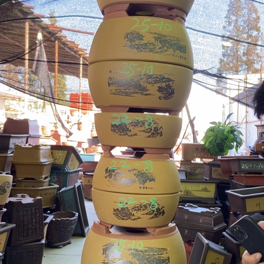 花盆段泥紫砂紫砂
