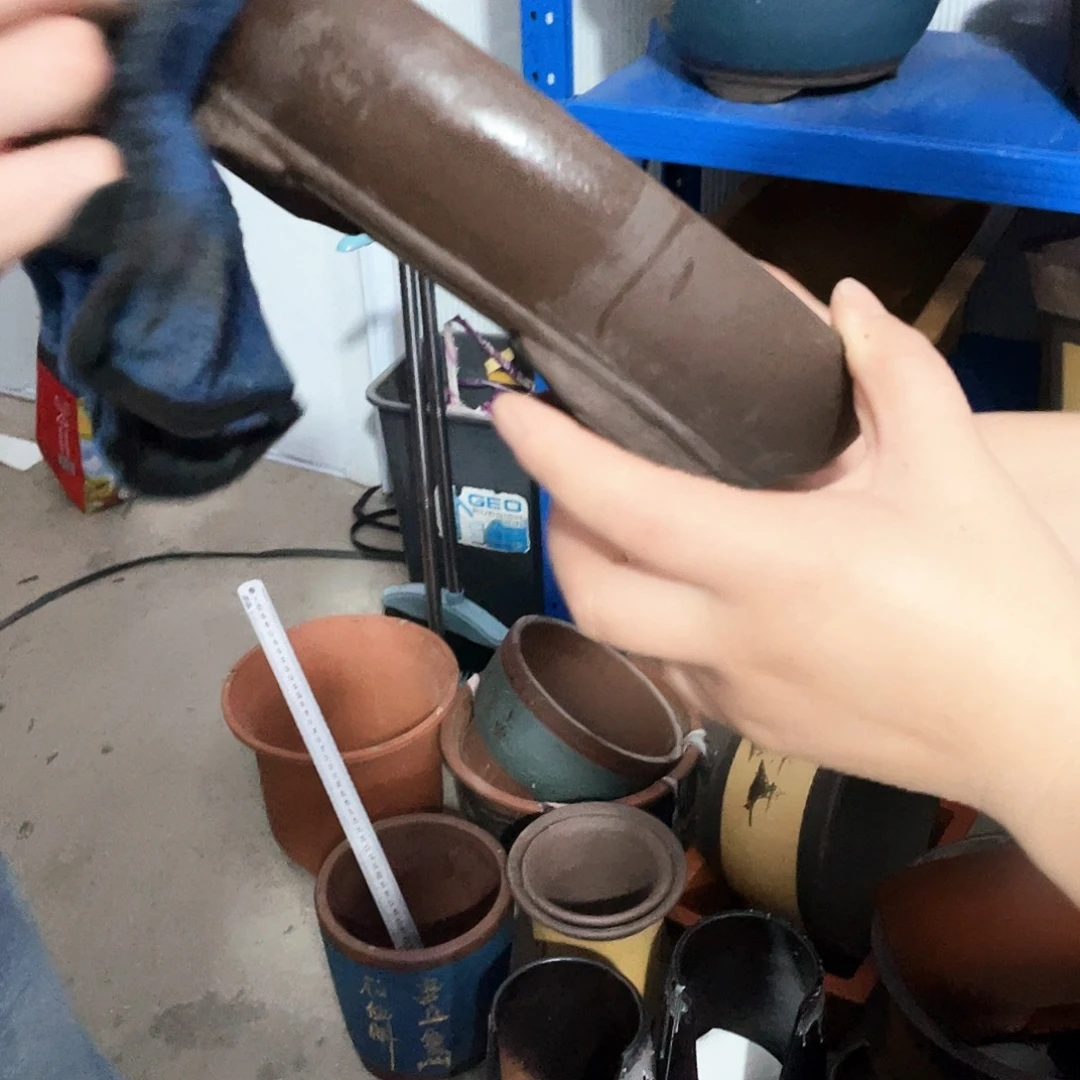 宜兴无孔椭圆26花盆花盆