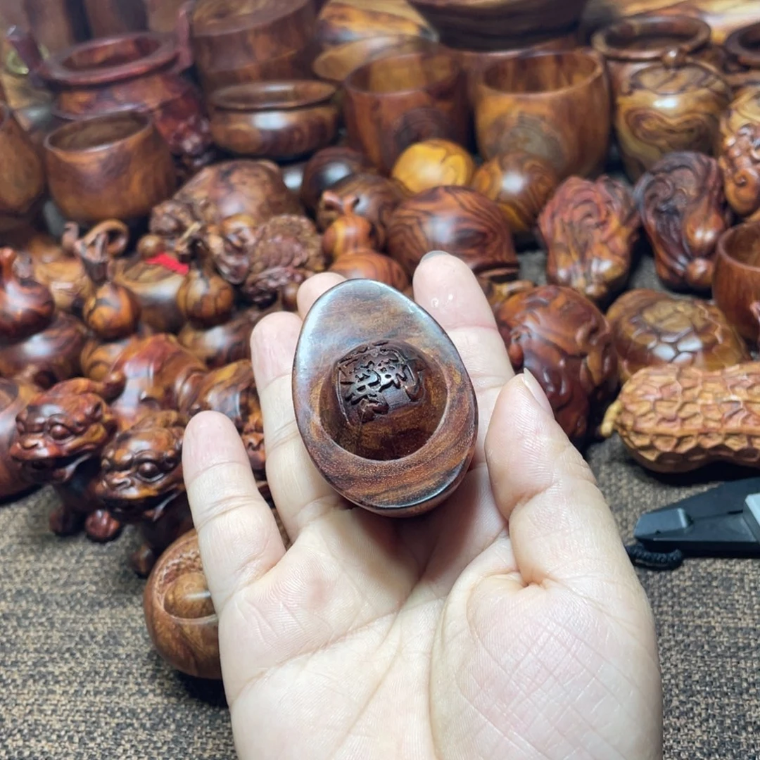 三***寿黄花梨/降香黄檀元宝