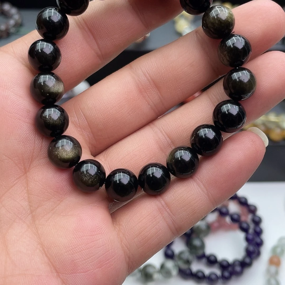 水晶手链未镶嵌卡10金耀石