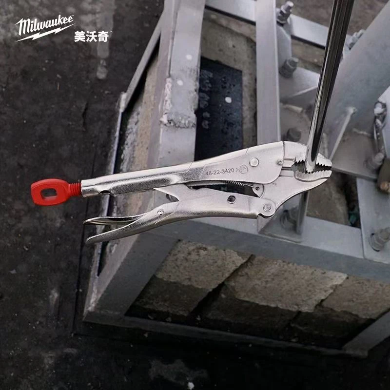 美沃奇 milwaukee大力钳夹钳压力钳子快速固定48-22-3420