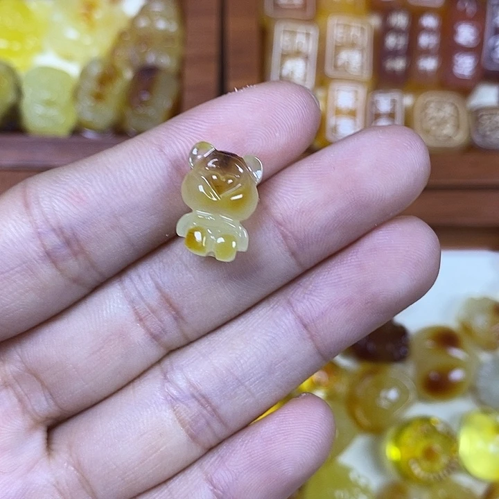 吊坠橄榄核小熊59
