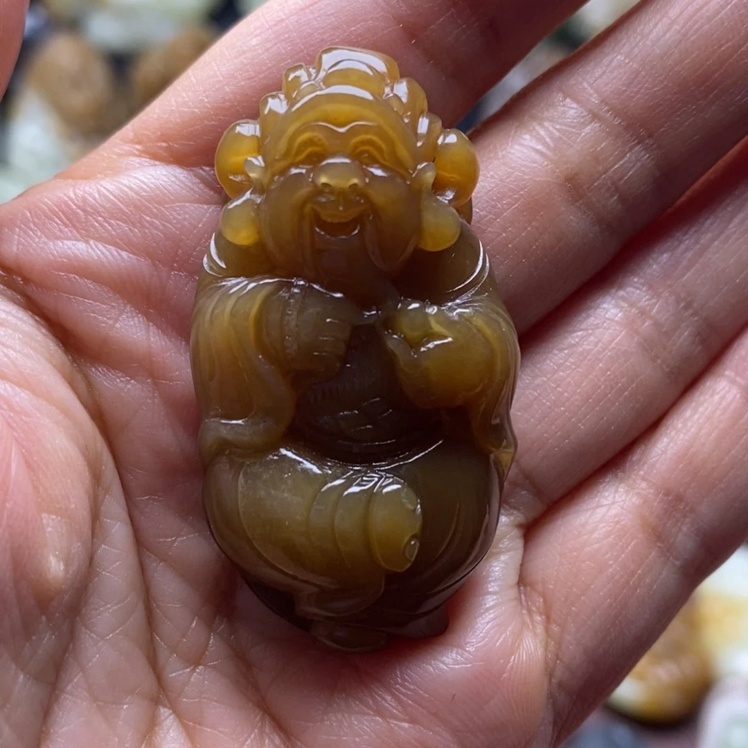 吊坠(不含链)未镶嵌和田玉（糖玉）