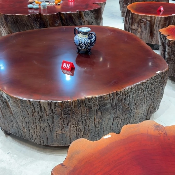 心***。木原木树墩桌 贵州仁怀