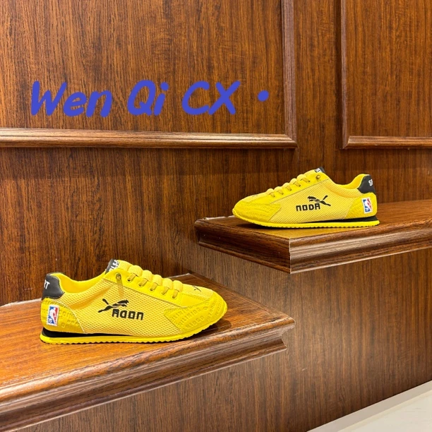 【文麒潮鞋】夏季新款男鞋网面一脚蹬软底显瘦百搭舒适男时尚休闲鞋