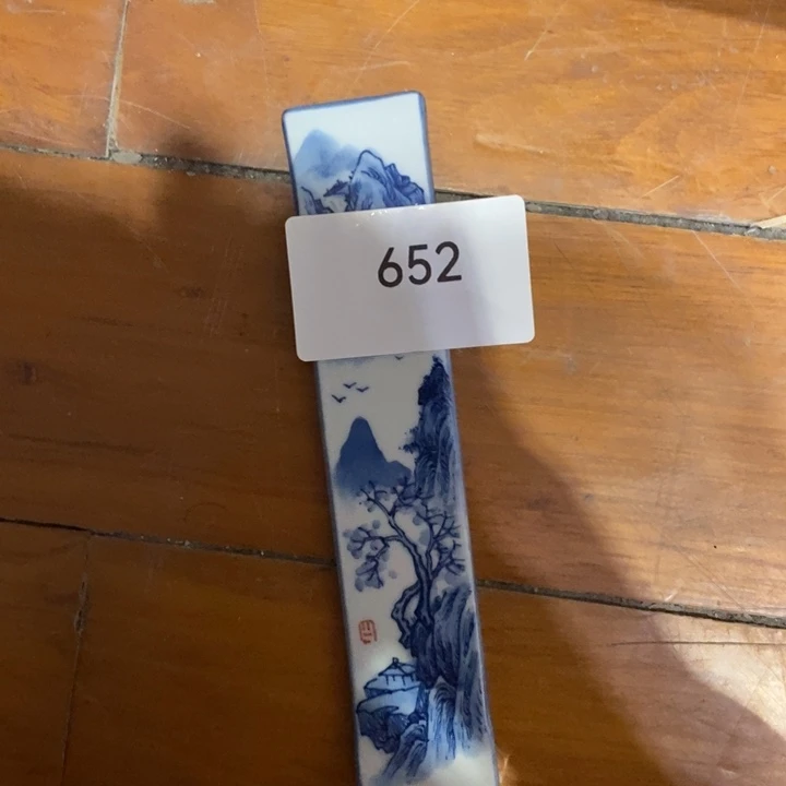 青花瓷景德镇手绘山水线香插