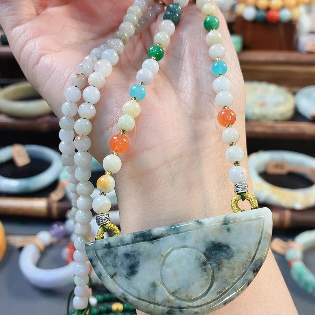 翡翠未镶嵌手链手串