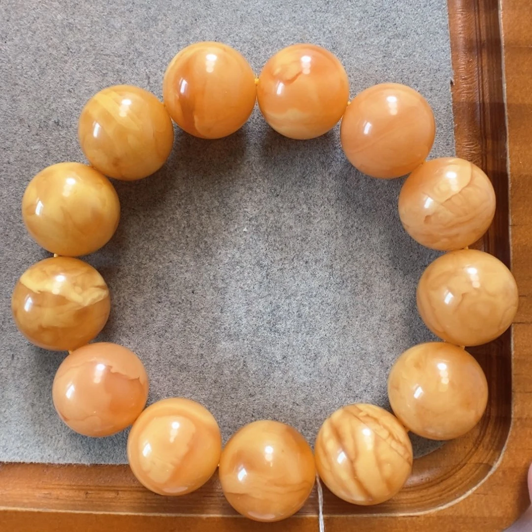 未镶嵌蜜蜡手串蜜蜡手串