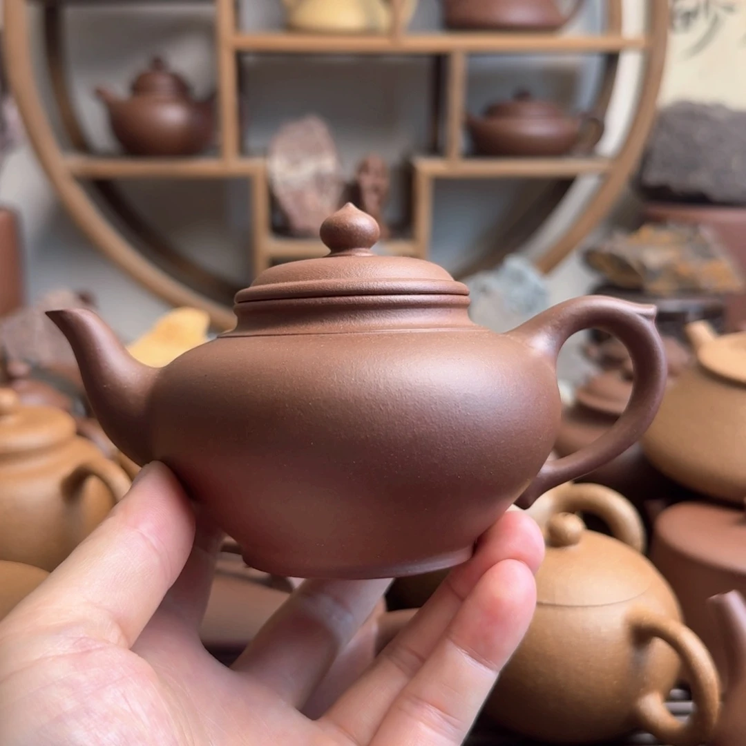 茶壶紫砂笑樱280cc台西嫩底槽清