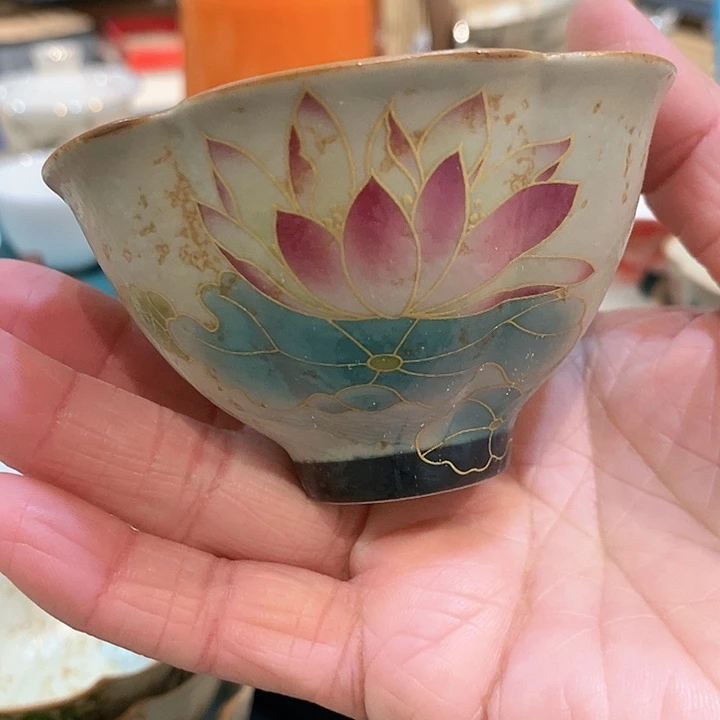 主人杯瓷器茶杯仿古