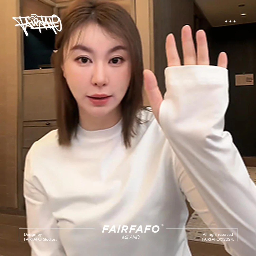 林肉肉【面膜T】CXBL48177圆领打底长袖套头户外秋季百搭