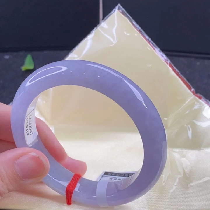 翡翠未镶嵌手镯55.5圈