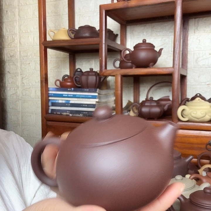 随***风紫砂茶壶西施300cc半手工