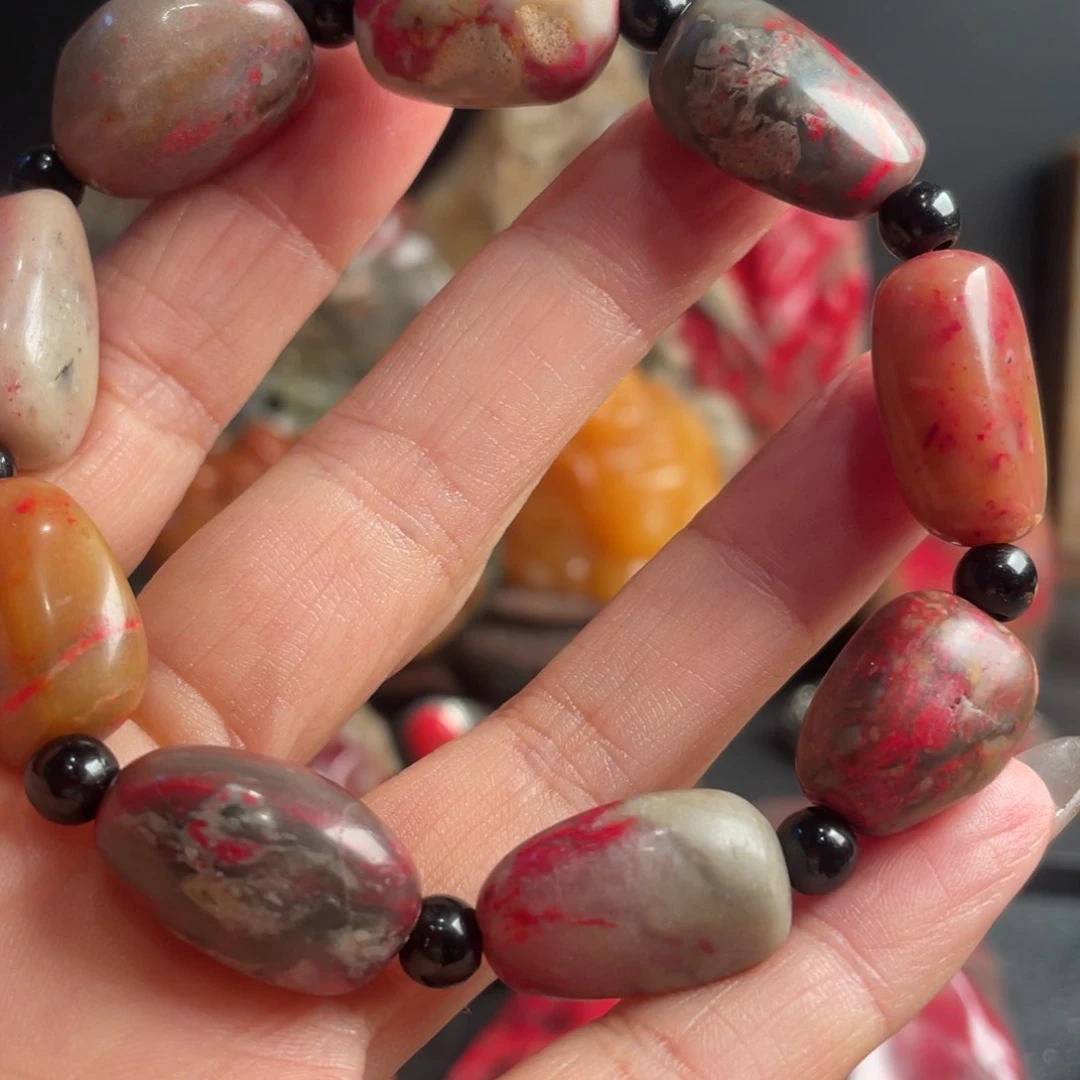 昌化鸡血石昌化鸡血石手串