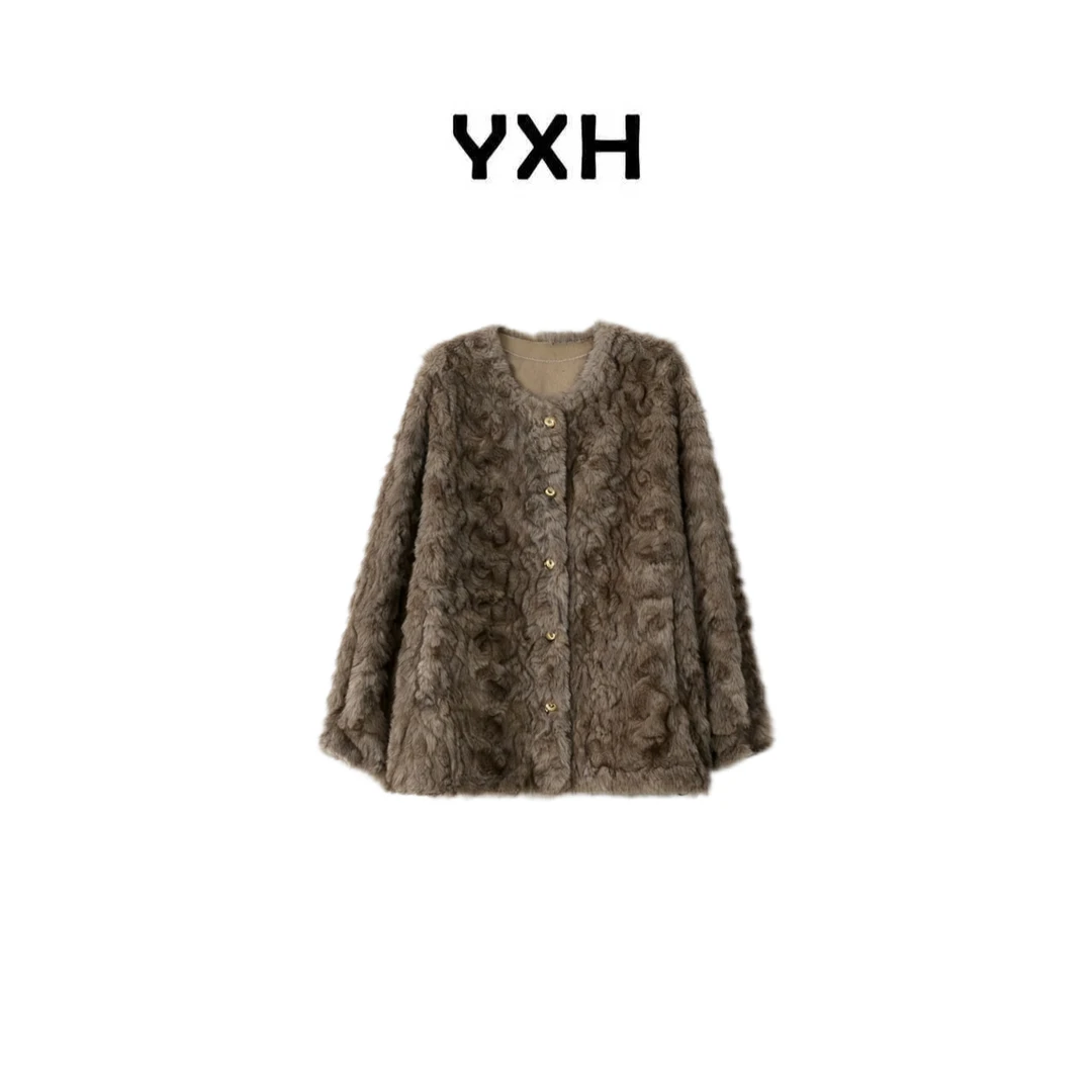 JZ【CE卷王】TEDDY卷毛锁温保暖奢牌感时尚百搭毛毛外套JZ77197