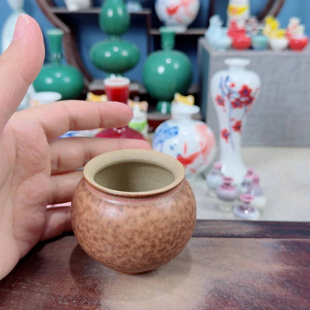 陶瓷手工小花器摆件