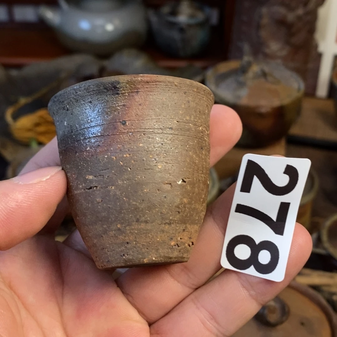 备前烧柴烧茶具老陶岳