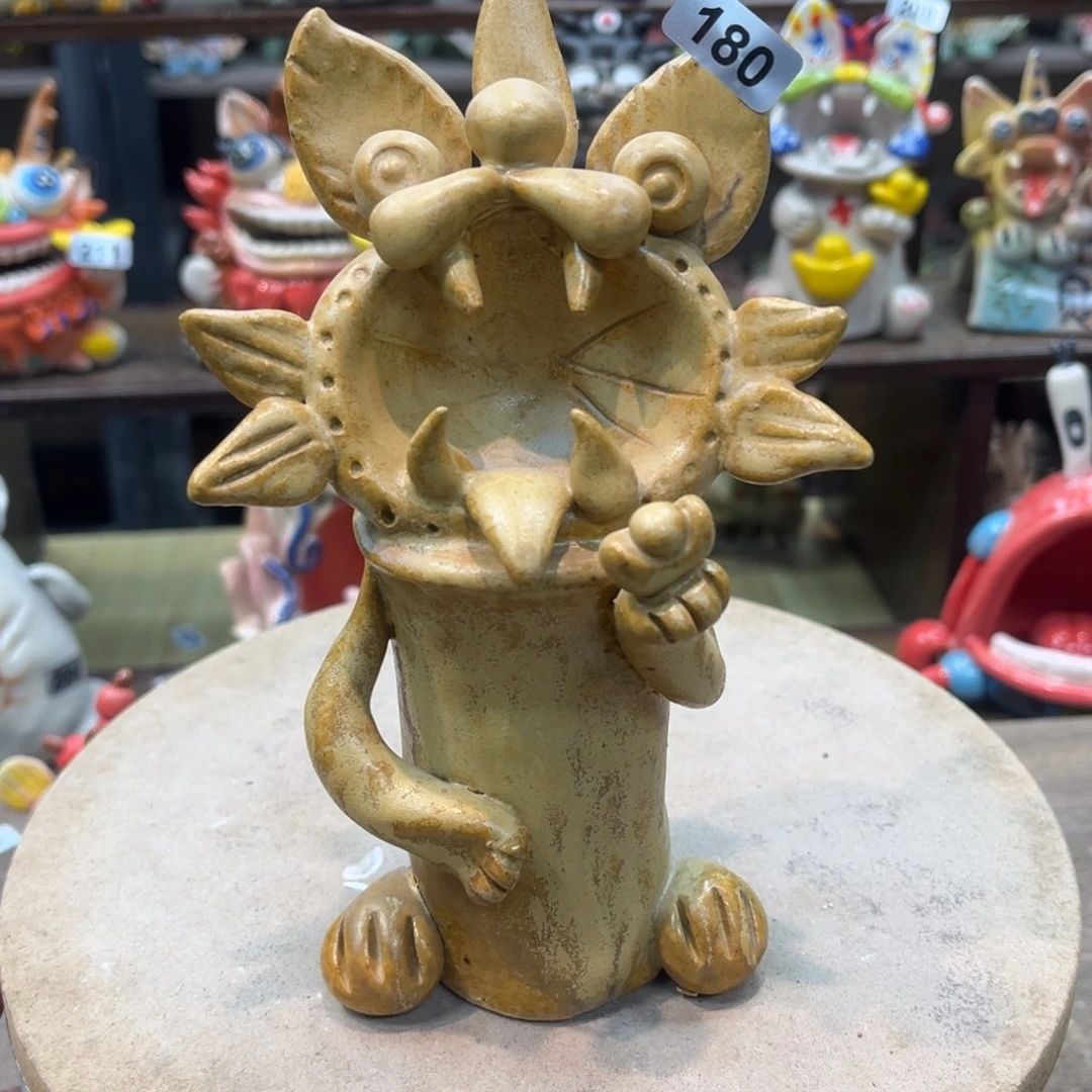 陶瓷纯手工抽象陶瓷摆件180