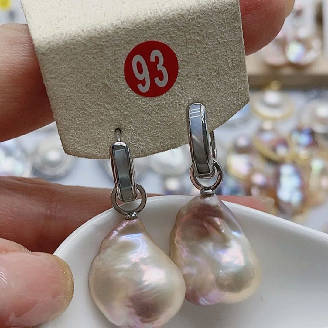 【闪购商品】淡水珍珠耳饰银S925镶嵌