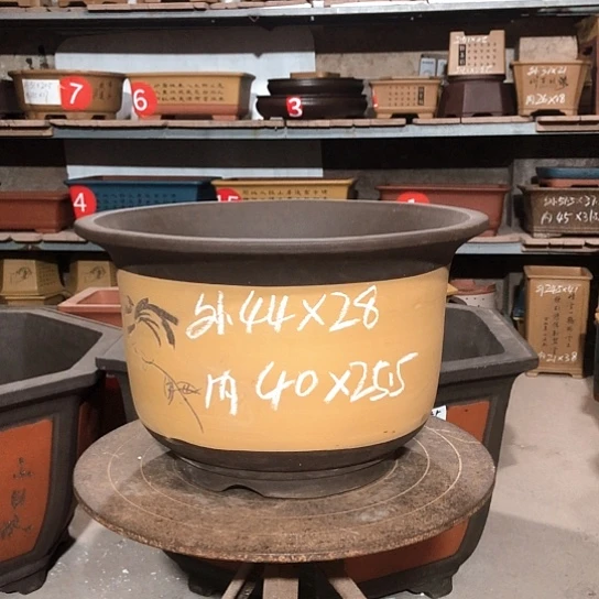 紫砂紫砂花盆包邮