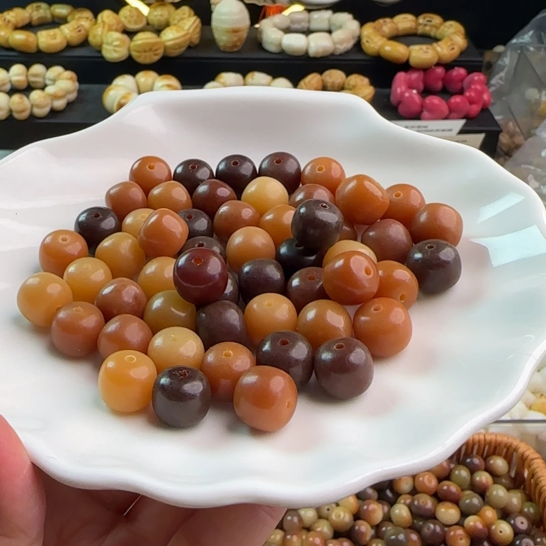 手串菩提根/象牙果卡12维尼熊桶1000颗批发
