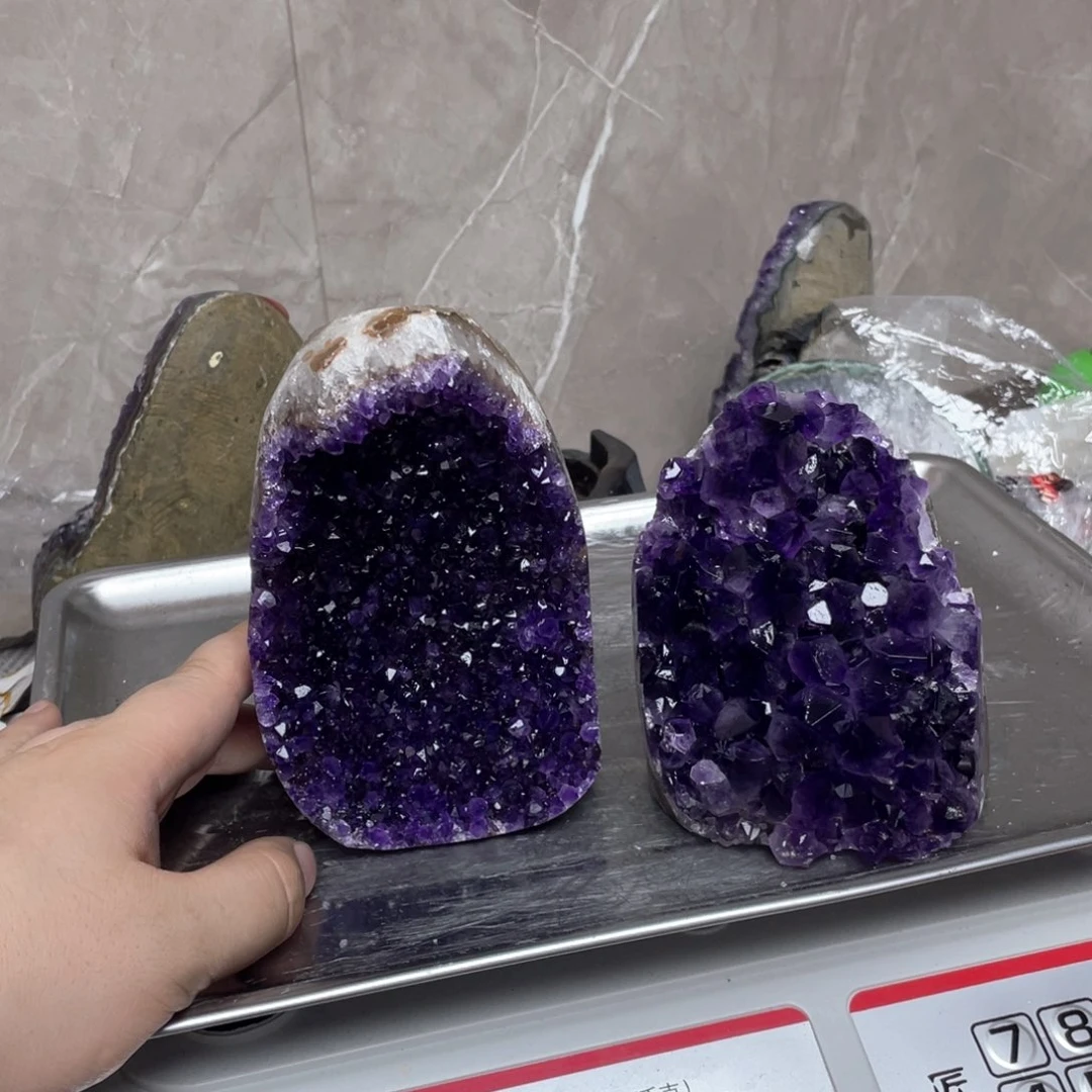 未镶嵌紫晶大型摆件（非配饰）S****亮