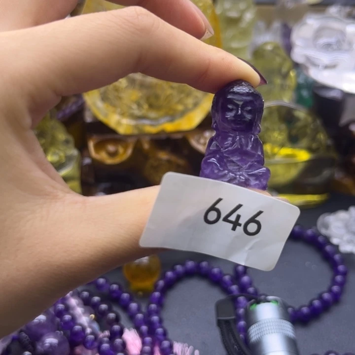 水晶未镶嵌珠宝半成品