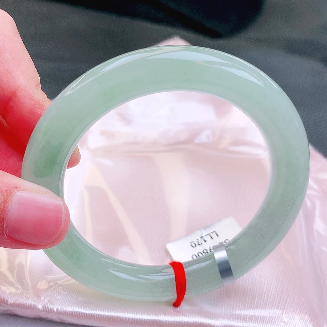 翡翠未镶嵌手镯缅甸天然a货翡翠手镯