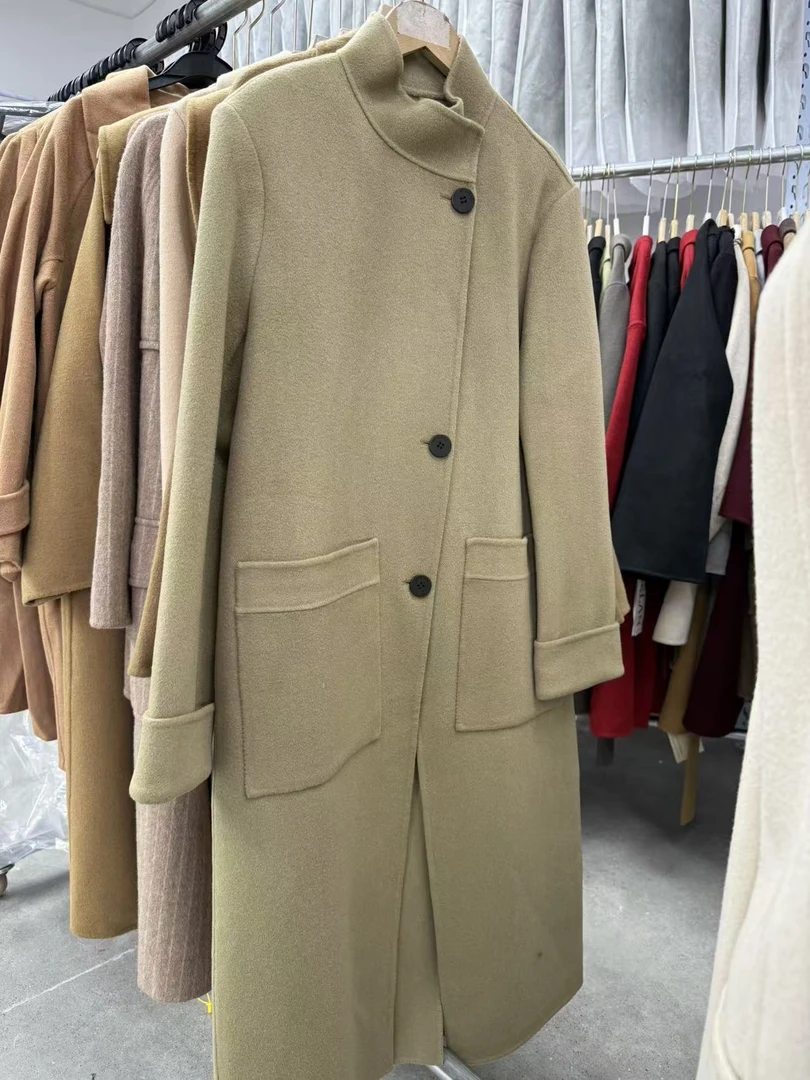 【井施】  Z  241   时尚百搭宽松呢大衣