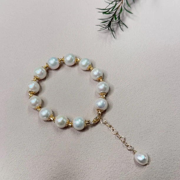 【六六中古】孤品精美淡水珍珠手链te8873手围20以内