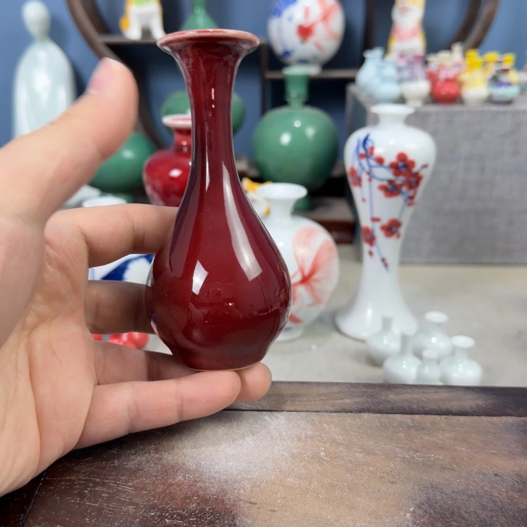 陶瓷手工小花器摆件