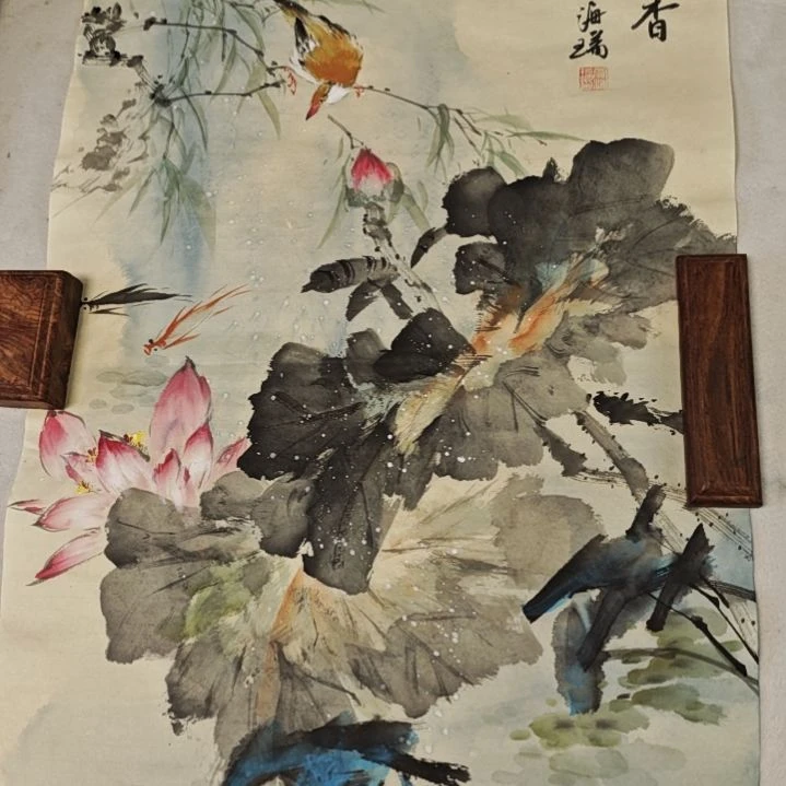 国画贾海瑞老师现场定制