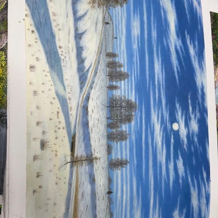 油画花花你可以看得