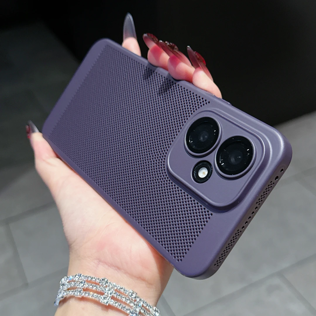 超薄透气散热壳适用荣耀400手机壳镜头全包400Pro/300防摔200硬壳