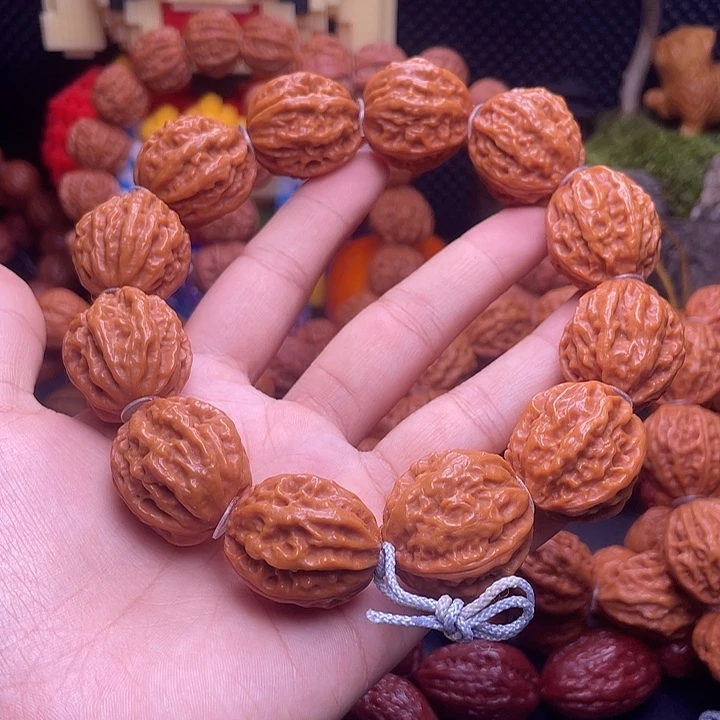 洛***心手串文玩核桃大菠萝25