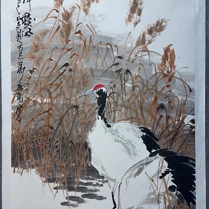 国画祖福龙老师手绘作品