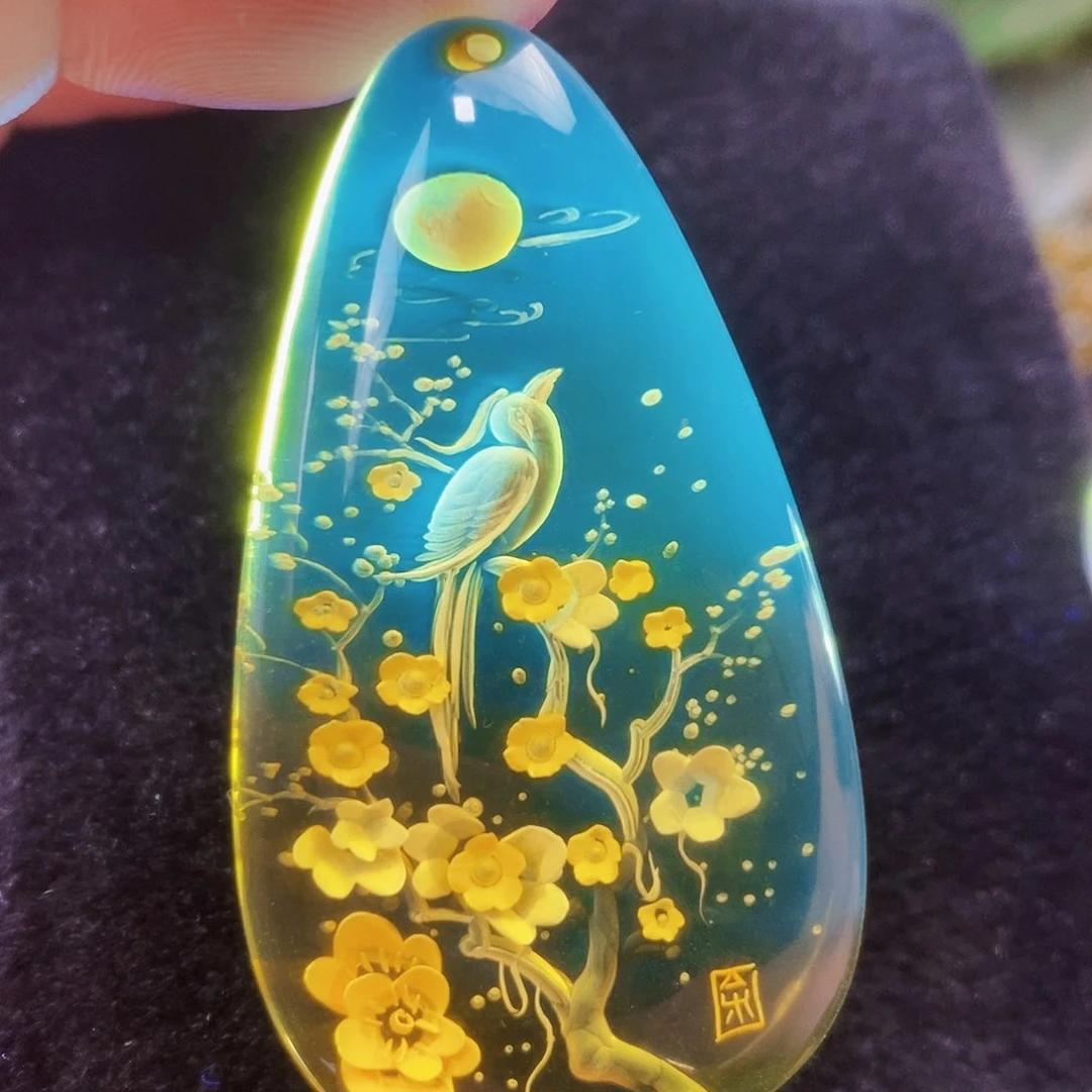 【闪购商品】金珀吊坠(不含链)未镶嵌