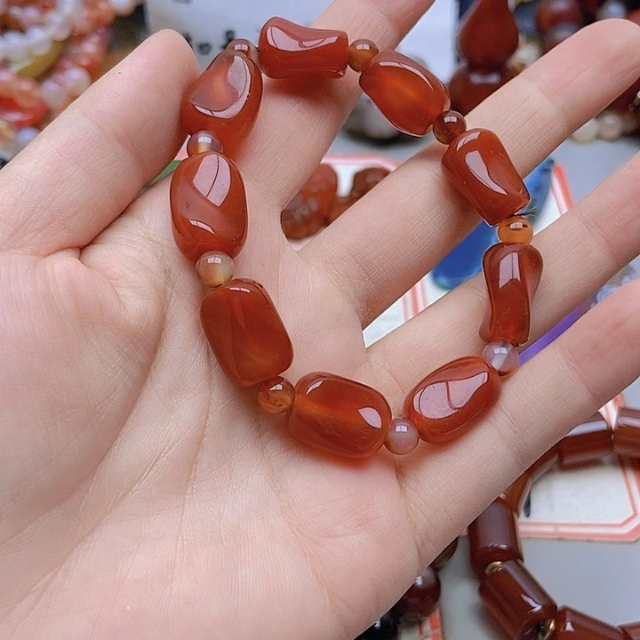 【闪购商品】未镶嵌玛瑙/玉髓珠宝半成品佛**心