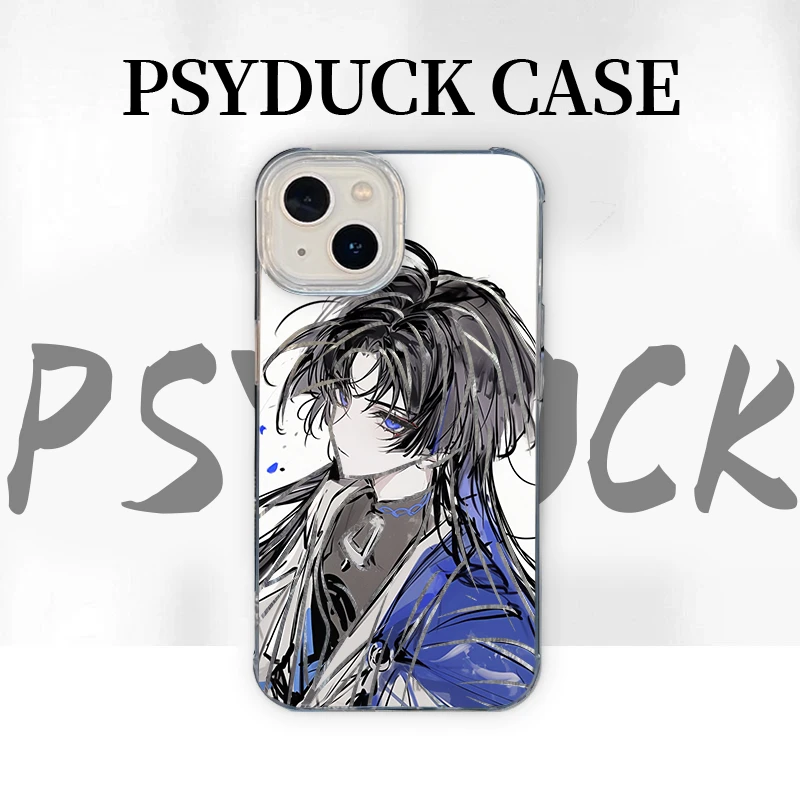 适用苹果华为一加小米镂空流浪者散兵IMD羽纱创意动漫防摔手机壳