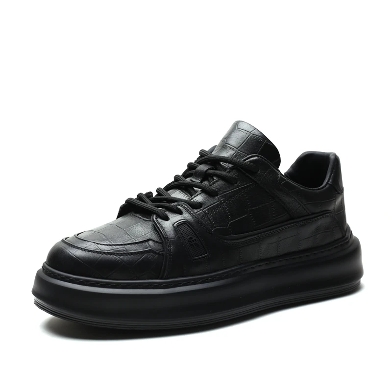 头层牛皮休闲时尚帮鞋低帮鞋四季款男款鞋006