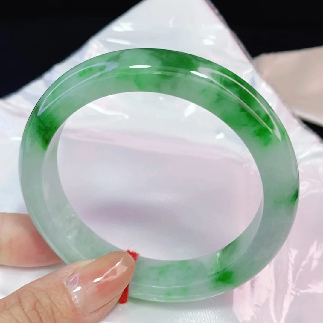 未镶嵌手镯翡翠莫*56.8正圈