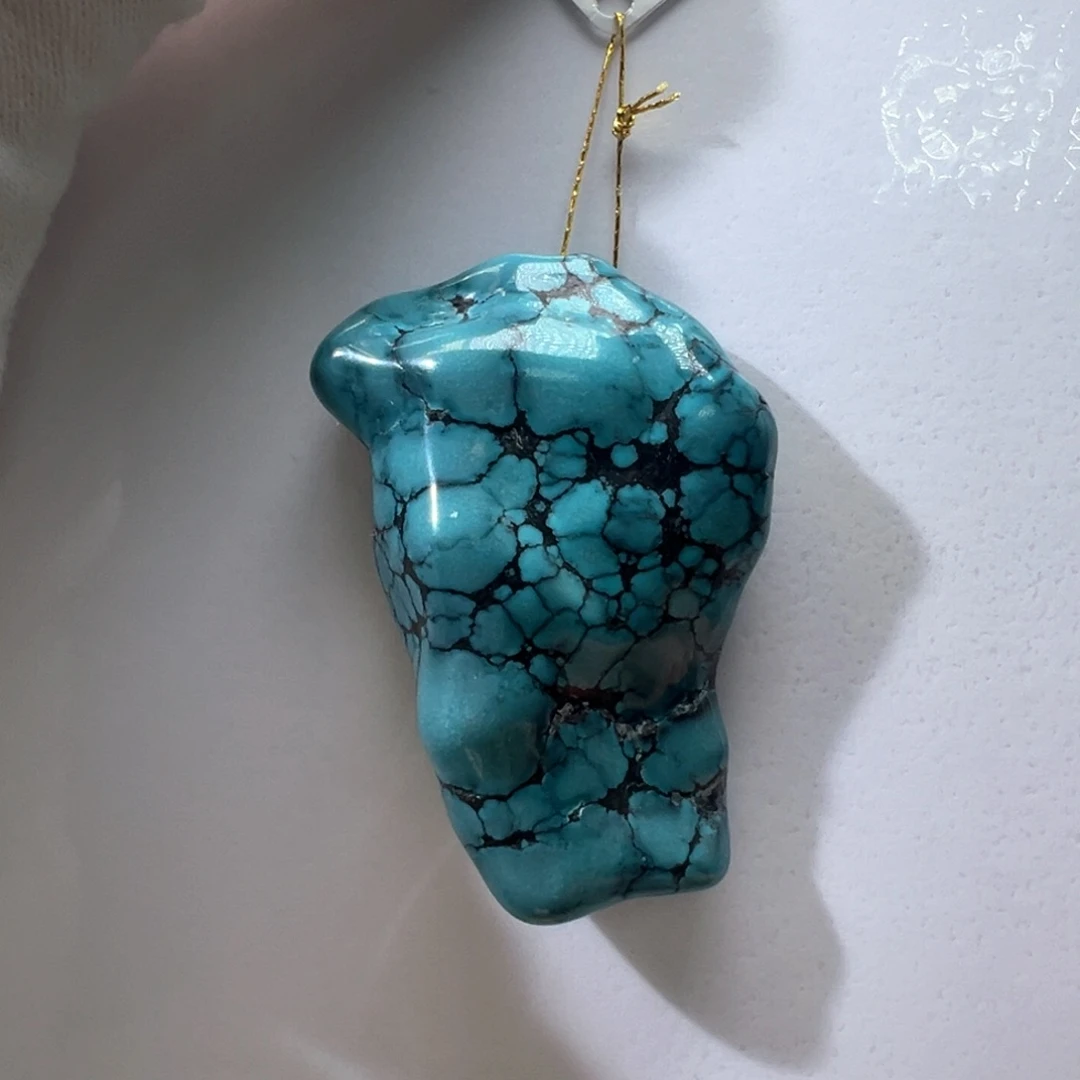 绿松石未镶嵌挂件